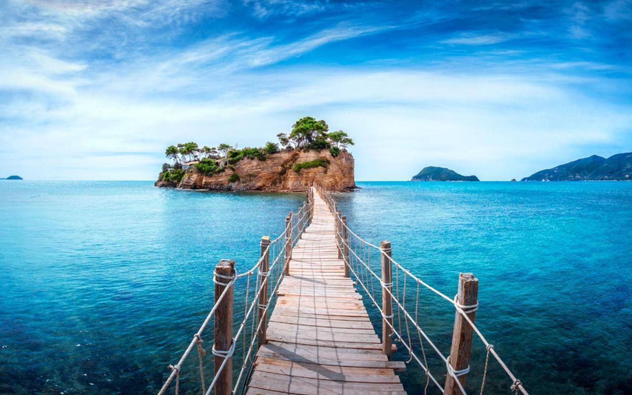 Апартаменты Sea View Лаганас Экстерьер фото